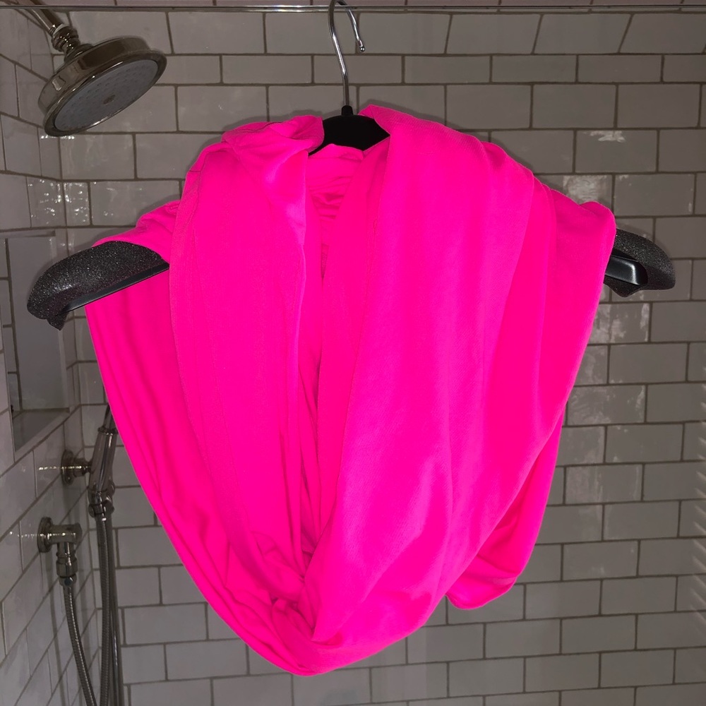 Lululemon Pink Vinyasa Adjustable Wrap Scarf
